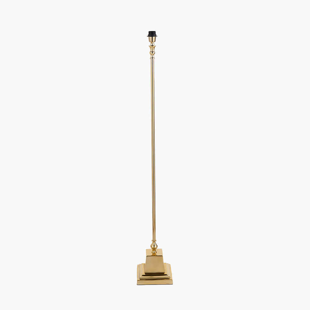 Claudius Gold Metal Stick Floor Lamp