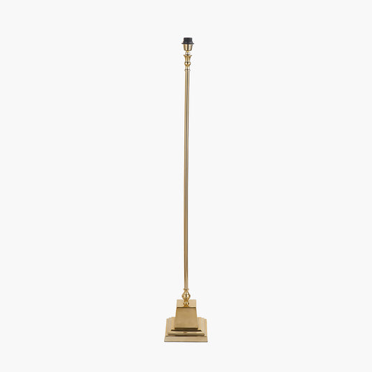 Claudius Gold Metal Stick Floor Lamp