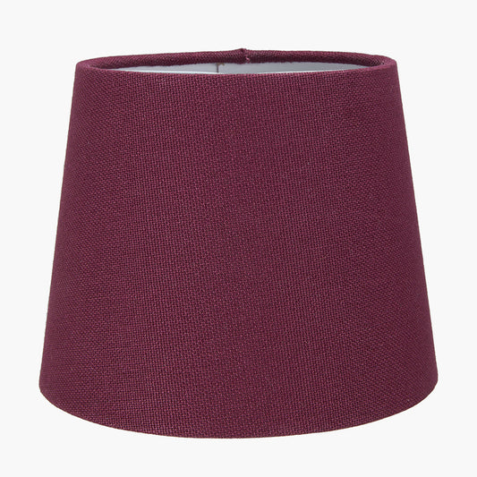 Winston 20cm Mulberry Handloom Tapered Cylinder Shade for sale - Woodcock and Cavendish