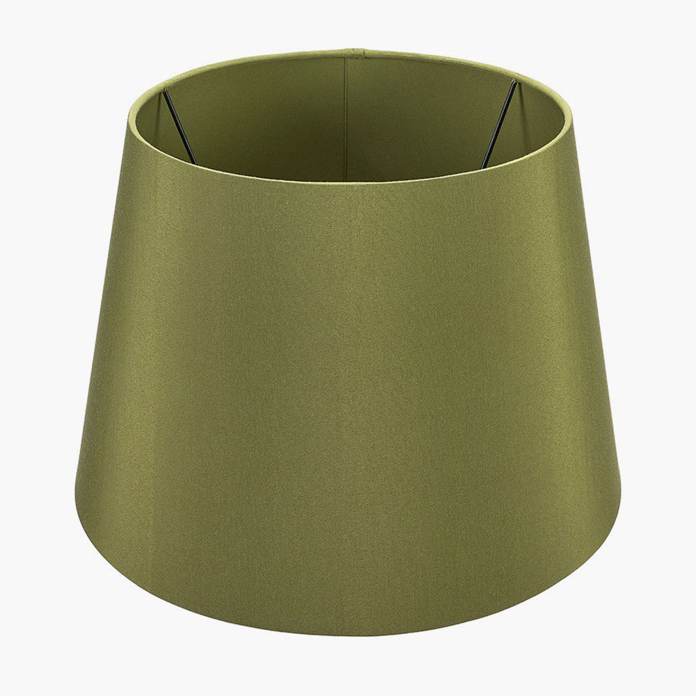 Adelaide 35cm Sage Tapered Poly Cotton Shade for sale - Woodcock and Cavendish