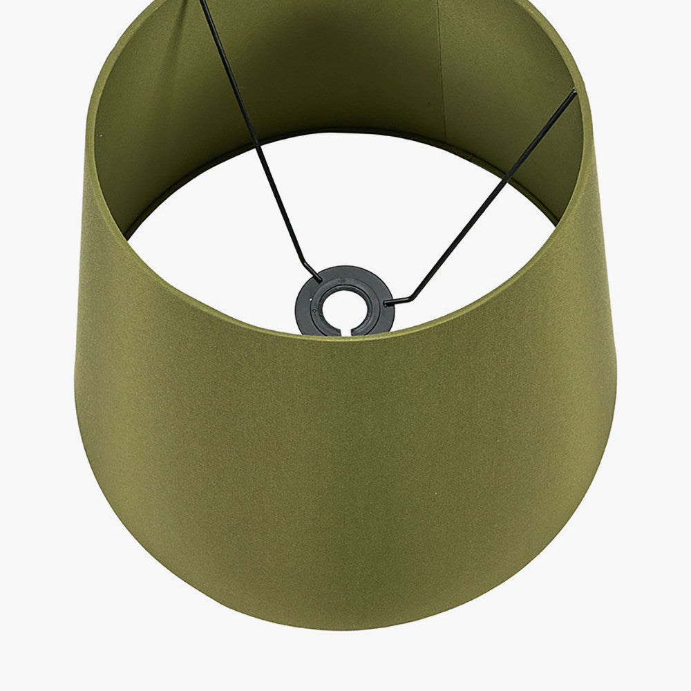 Adelaide 35cm Sage Tapered Poly Cotton Shade for sale - Woodcock and Cavendish