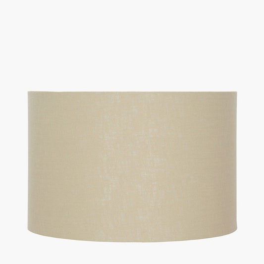 Lino 25cm Butterscotch Self Lined Linen Drum Shade for sale - Woodcock and Cavendish