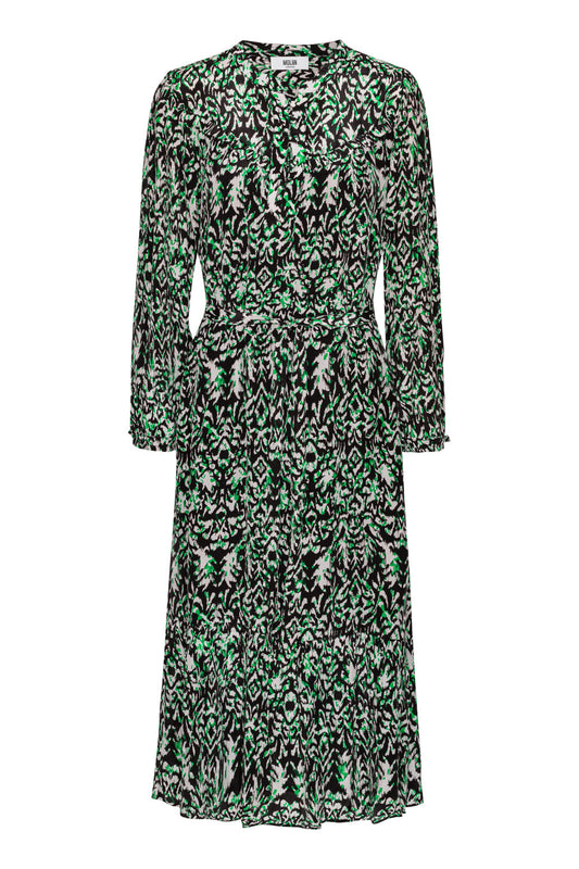 Nicole Classic Green Dress - Moliin