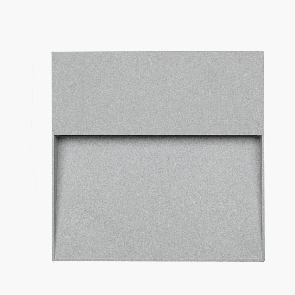 Elysium Grey Square Diffused Outdoor Wall Light for sale - Woodcock and Cavendish