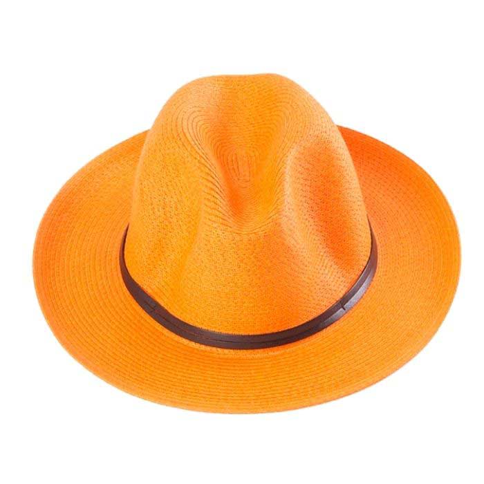 Borsalino Hat  - Clementine Orange for sale - Woodcock and Cavendish