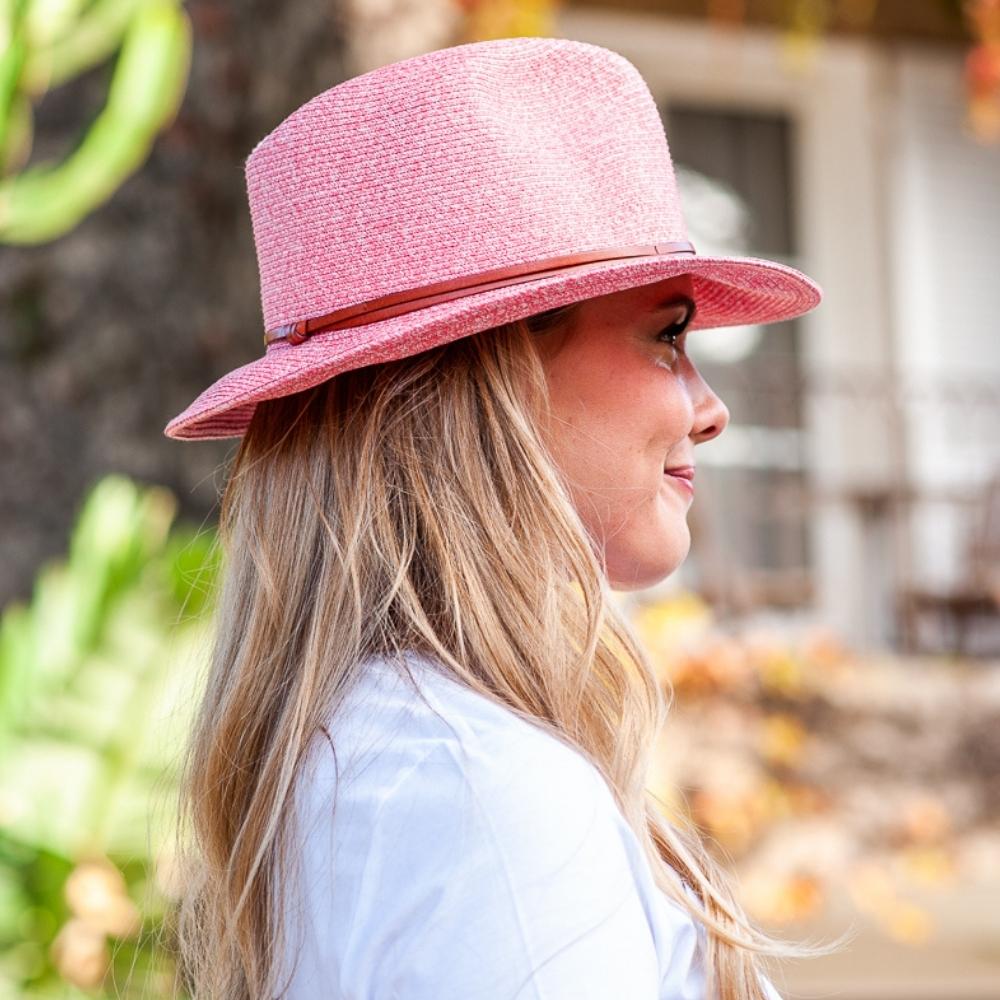 Borsalino Hat  - Rose for sale - Woodcock and Cavendish