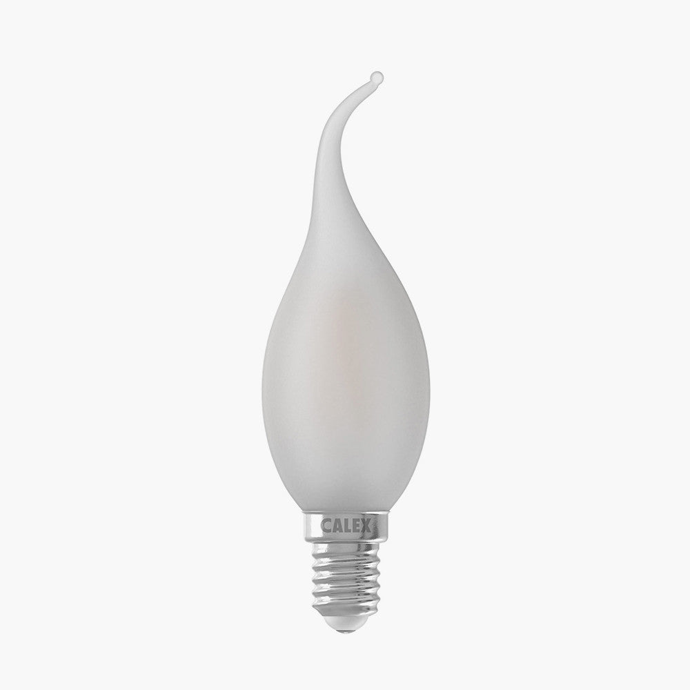 LED Frosted Filament Candle Tip Organic E14 Bulb