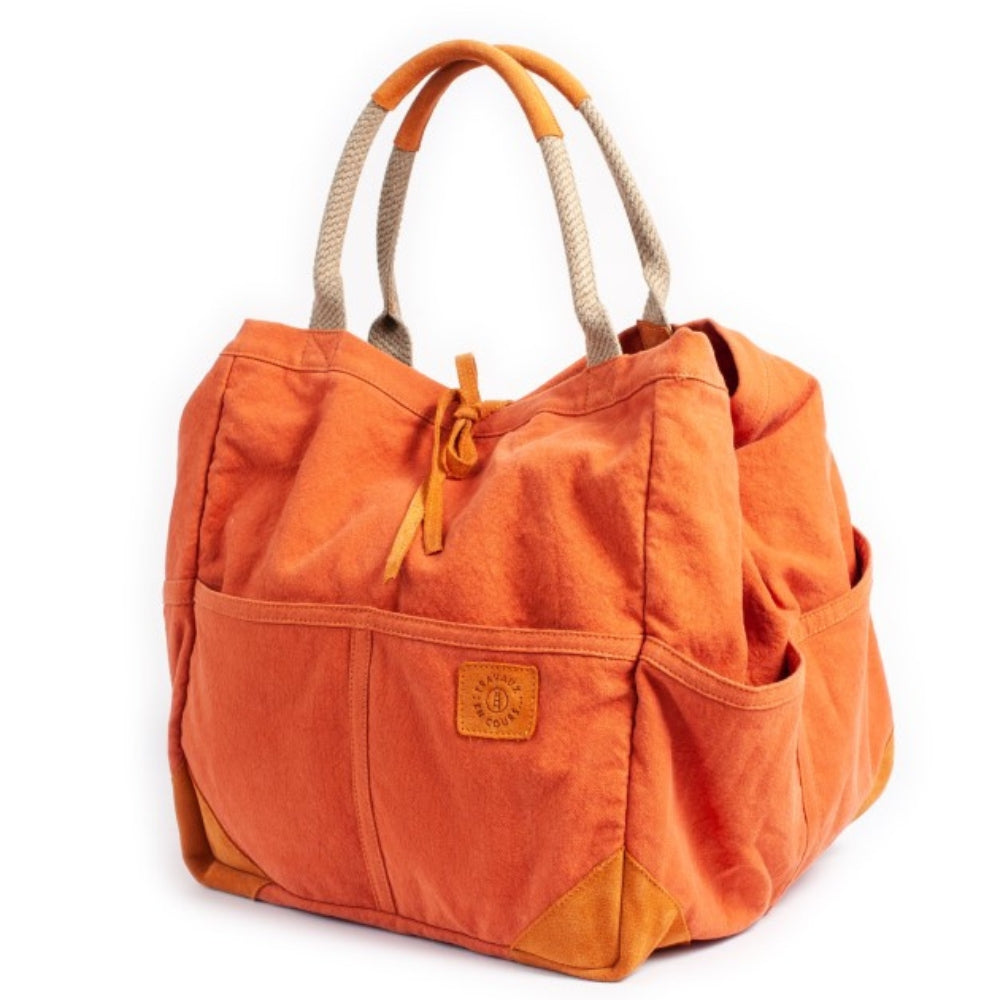 Large Tote in Chili Orange for sale - Woodcock and Cavendish