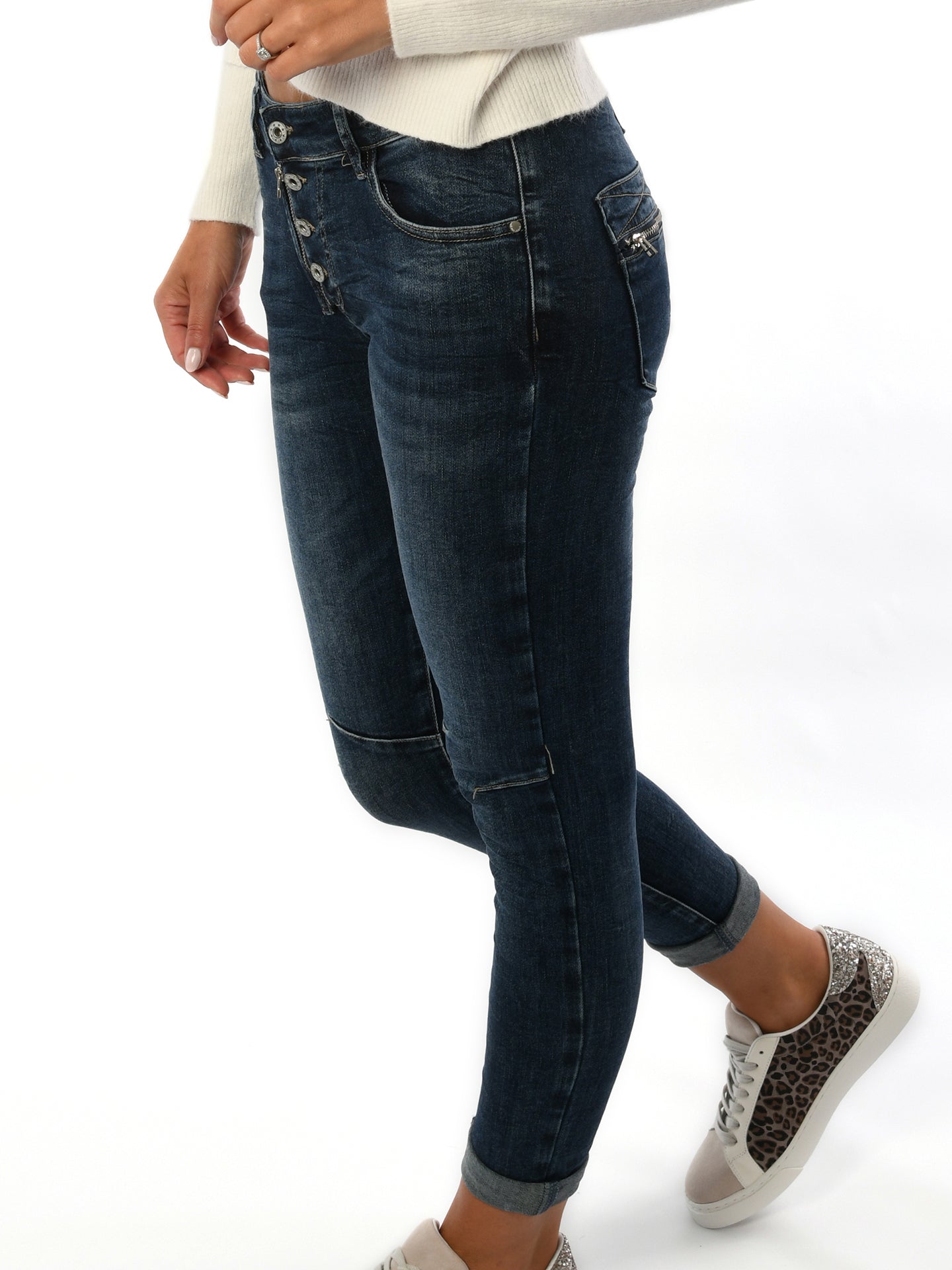 Mid-Rise Jeans - Denim for sale - Woodcock and Cavendish