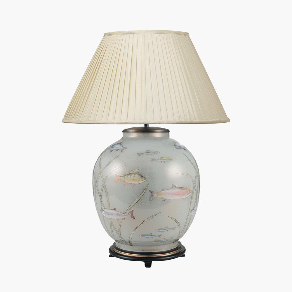 Fish Large Glass Table Lamp