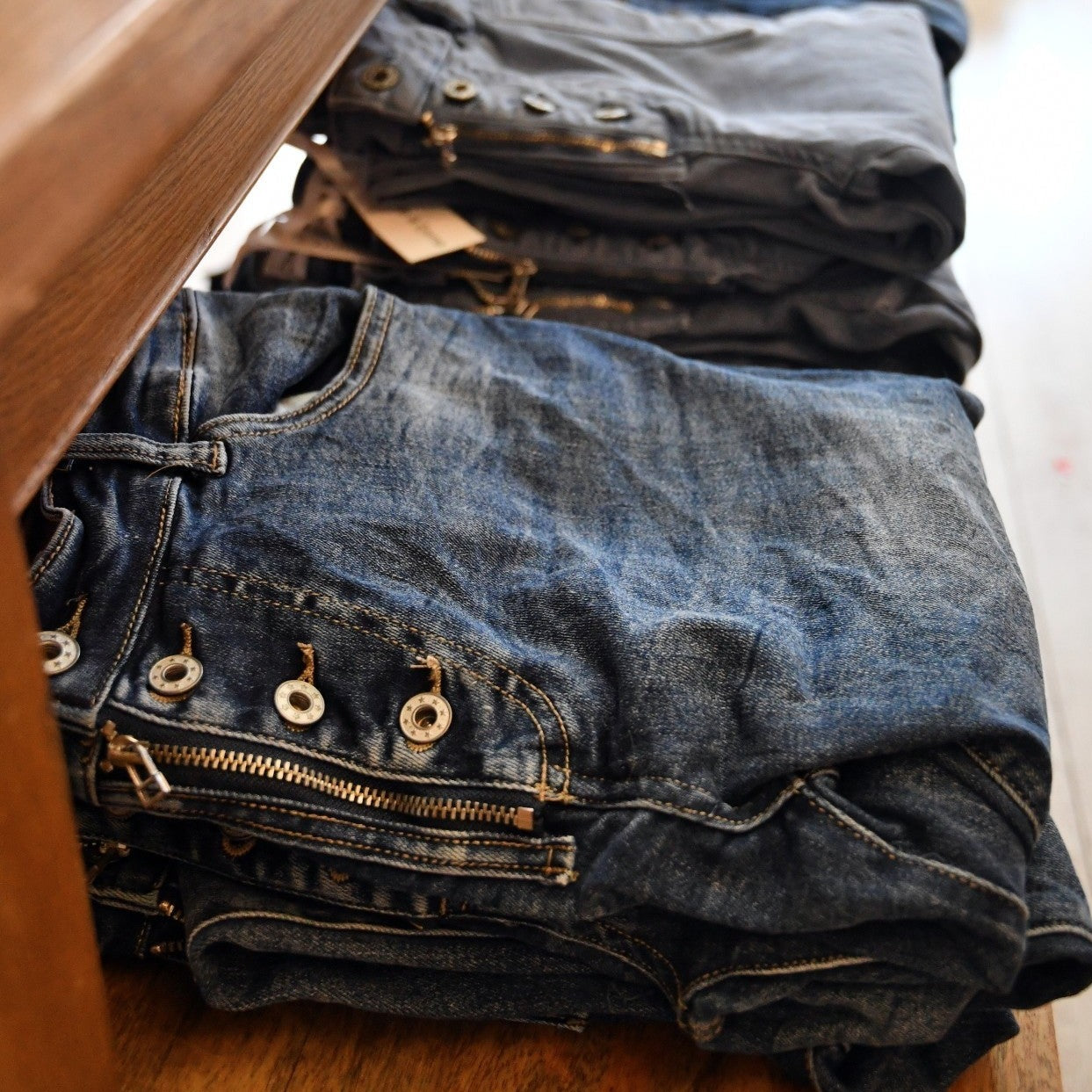 Mid-Rise Jeans - Denim for sale - Woodcock and Cavendish