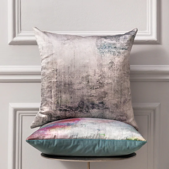 Monet Silver Cushion  - Woodcock and Cavendish