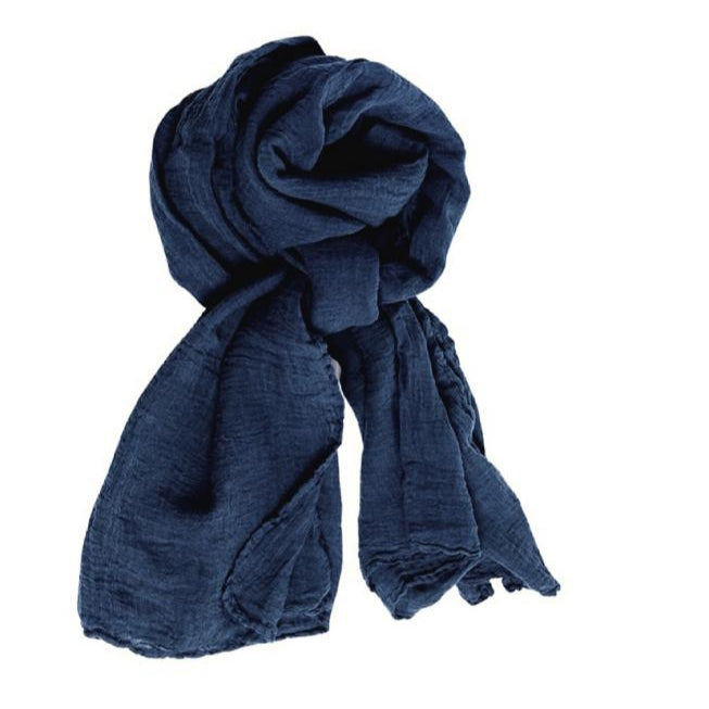 Pure Hemp Stole | Japan Blue
