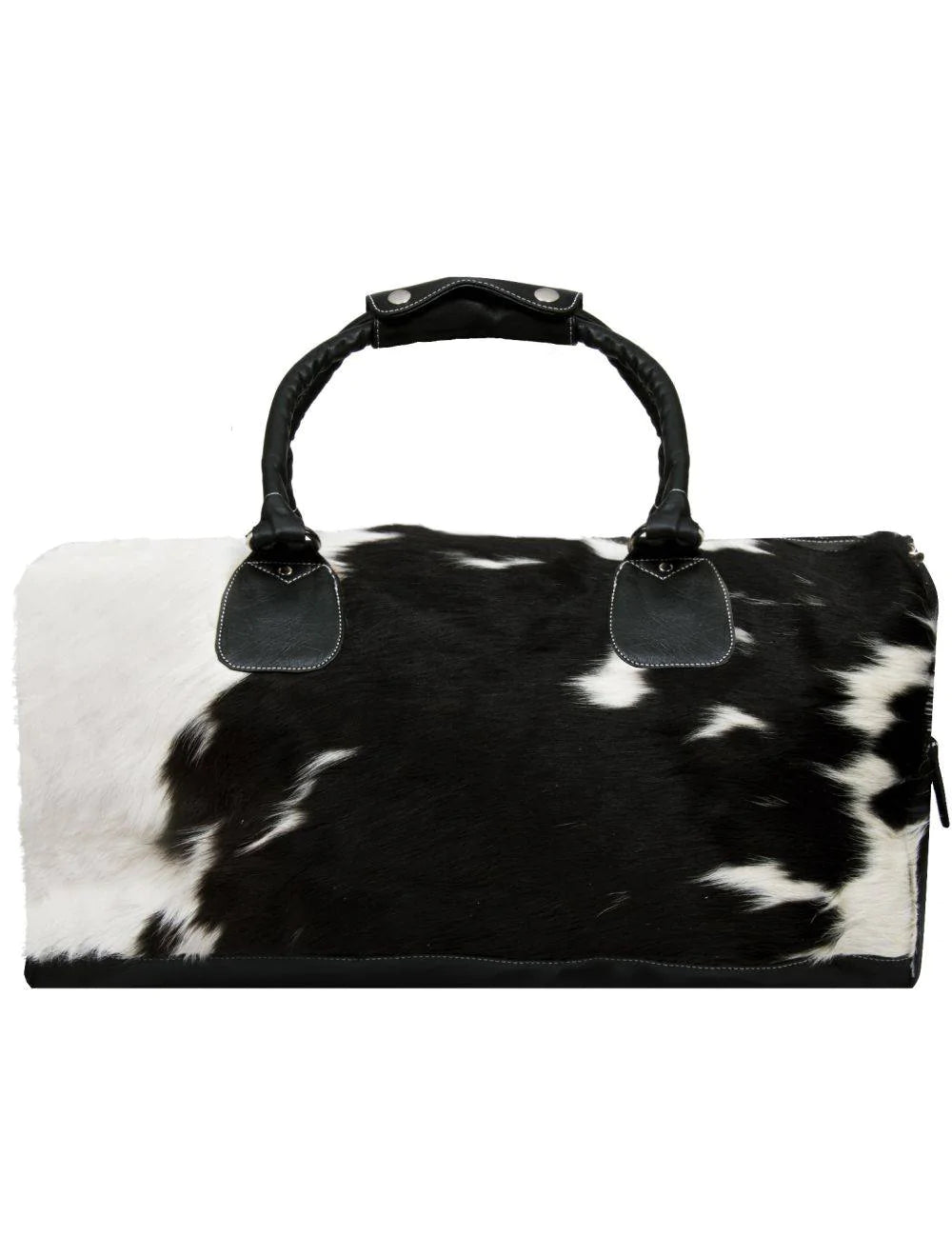 Black Cowhide Leather Weekend Bag for sale - Woodcock and Cavendish