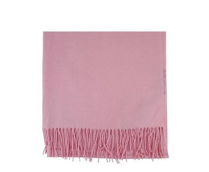Cashmere Blanket in Pink-Olivier Pascal for sale - Woodcock and Cavendish