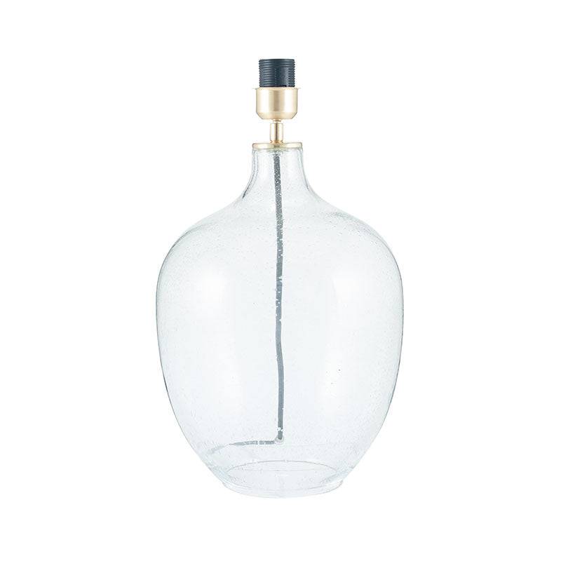 Clear Bubble Glass Table Lamp for sale - Woodcock and Cavendish