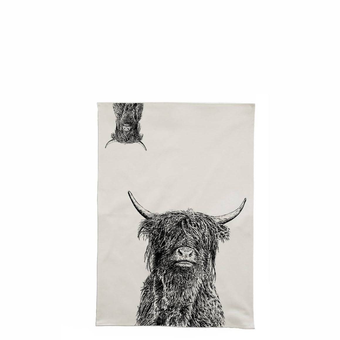 Crafty Coo Tea Towel for sale - Woodcock and Cavendish