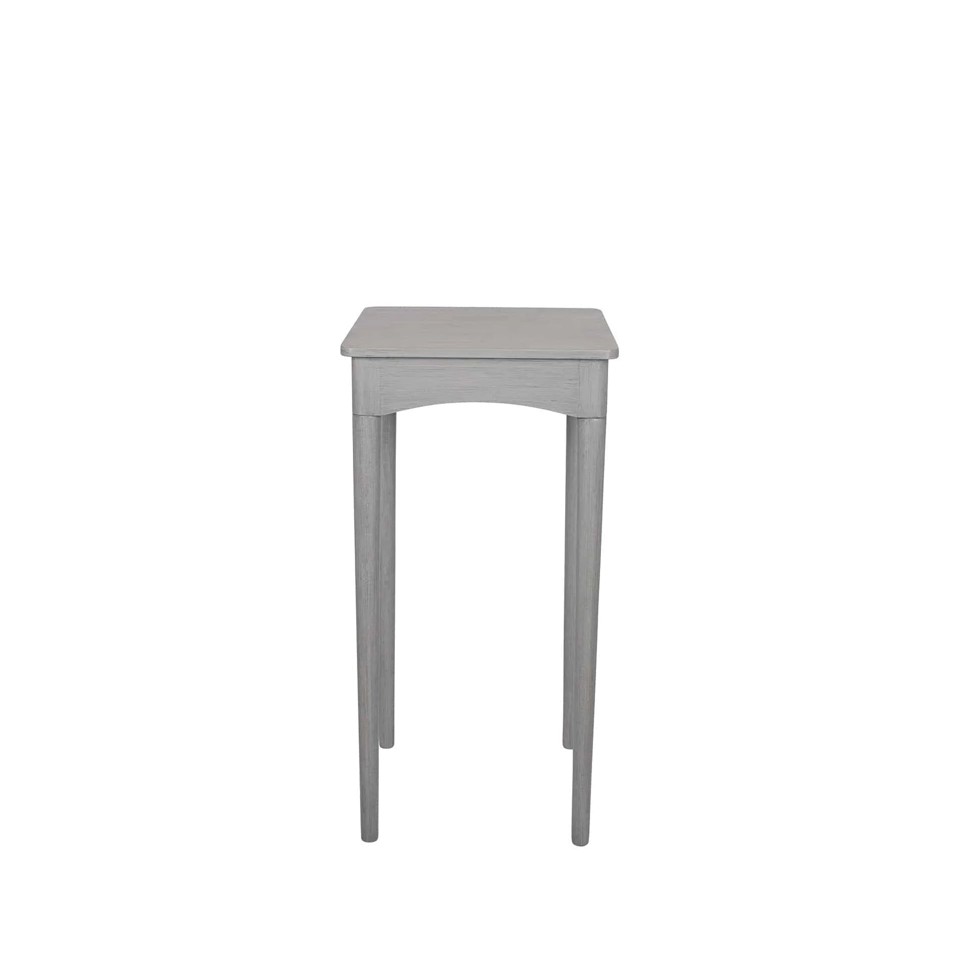 Dark Grey Pine Wood Square Occasional Table for sale - Woodcock and Cavendish