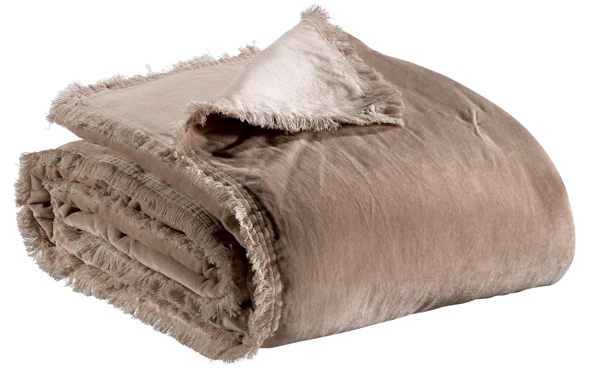 Fara Extra Large Bedspread in Sesame for sale - Woodcock and Cavendish