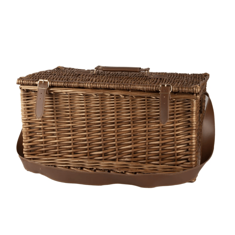 Four Person Fitted Picnic Basket for sale - Woodcock and Cavendish