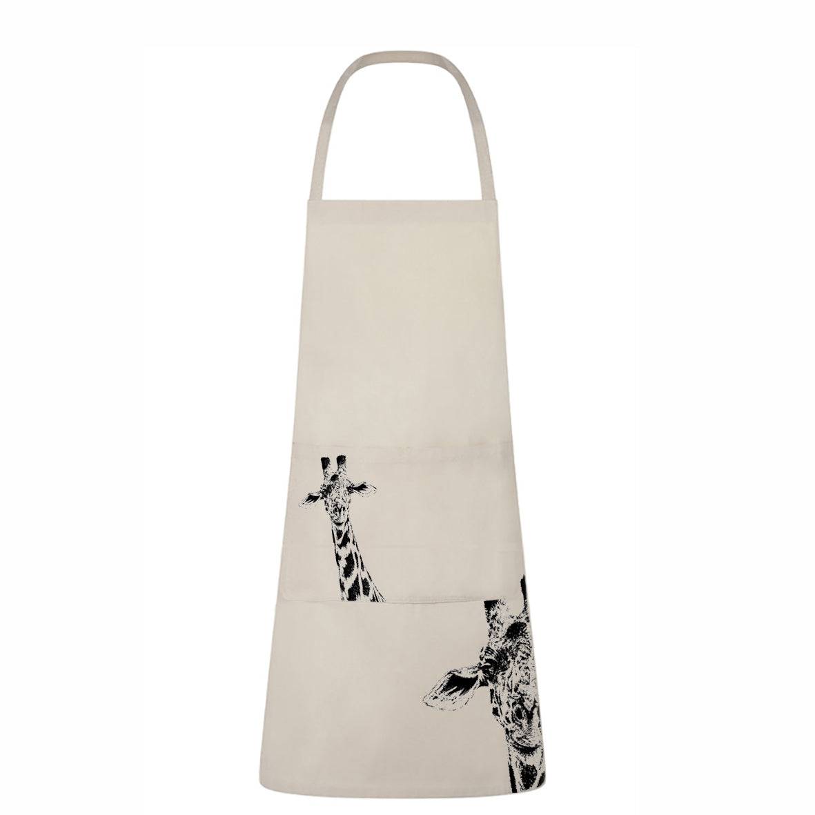 Giraffe Apron with Pocket for sale - Woodcock and Cavendish