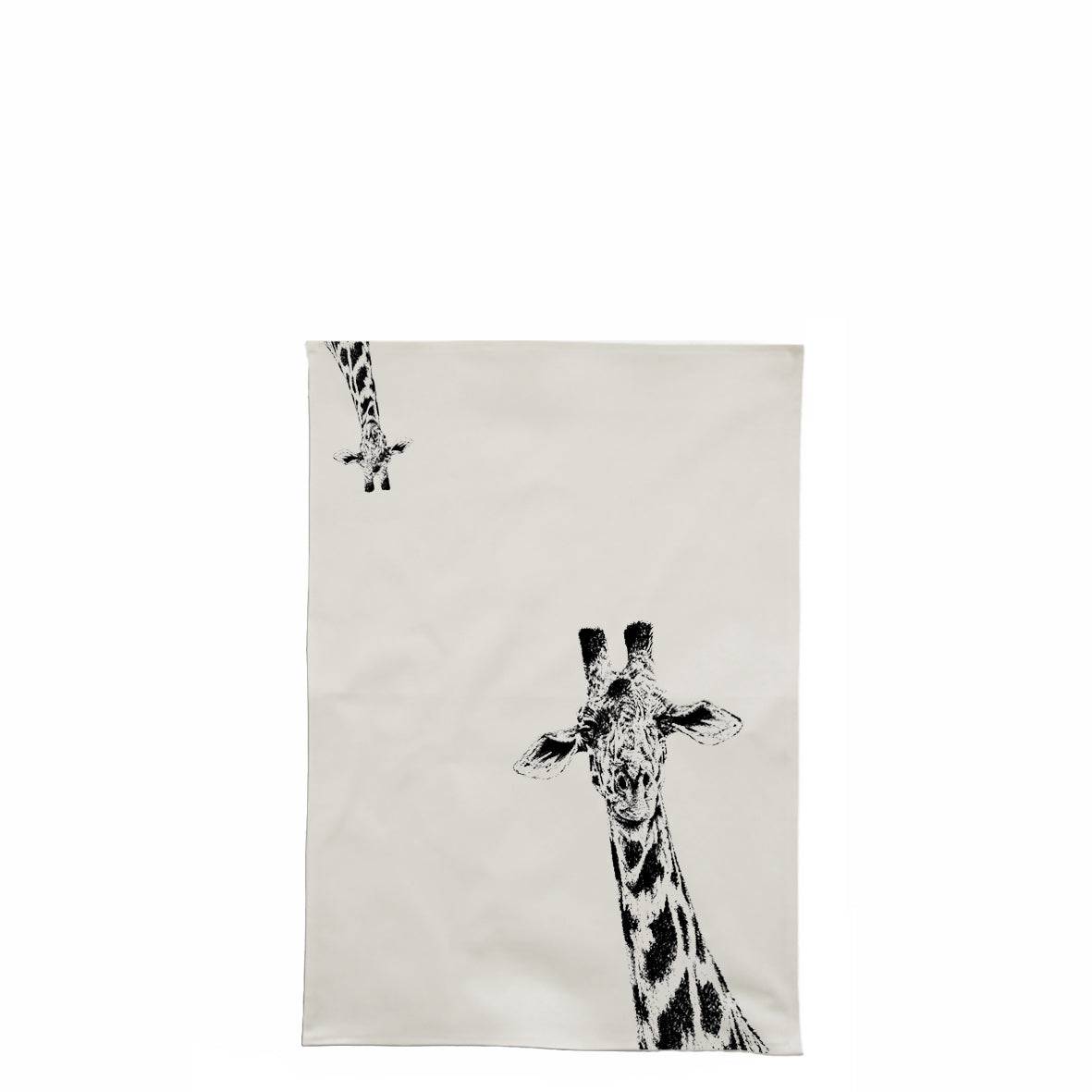 Giraffe Tea Towel for sale - Woodcock and Cavendish