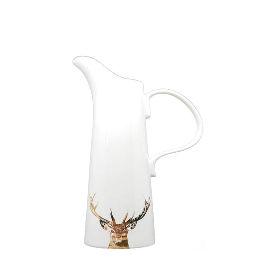 Gold Majestic Stag Jug - Large for sale - Woodcock and Cavendish