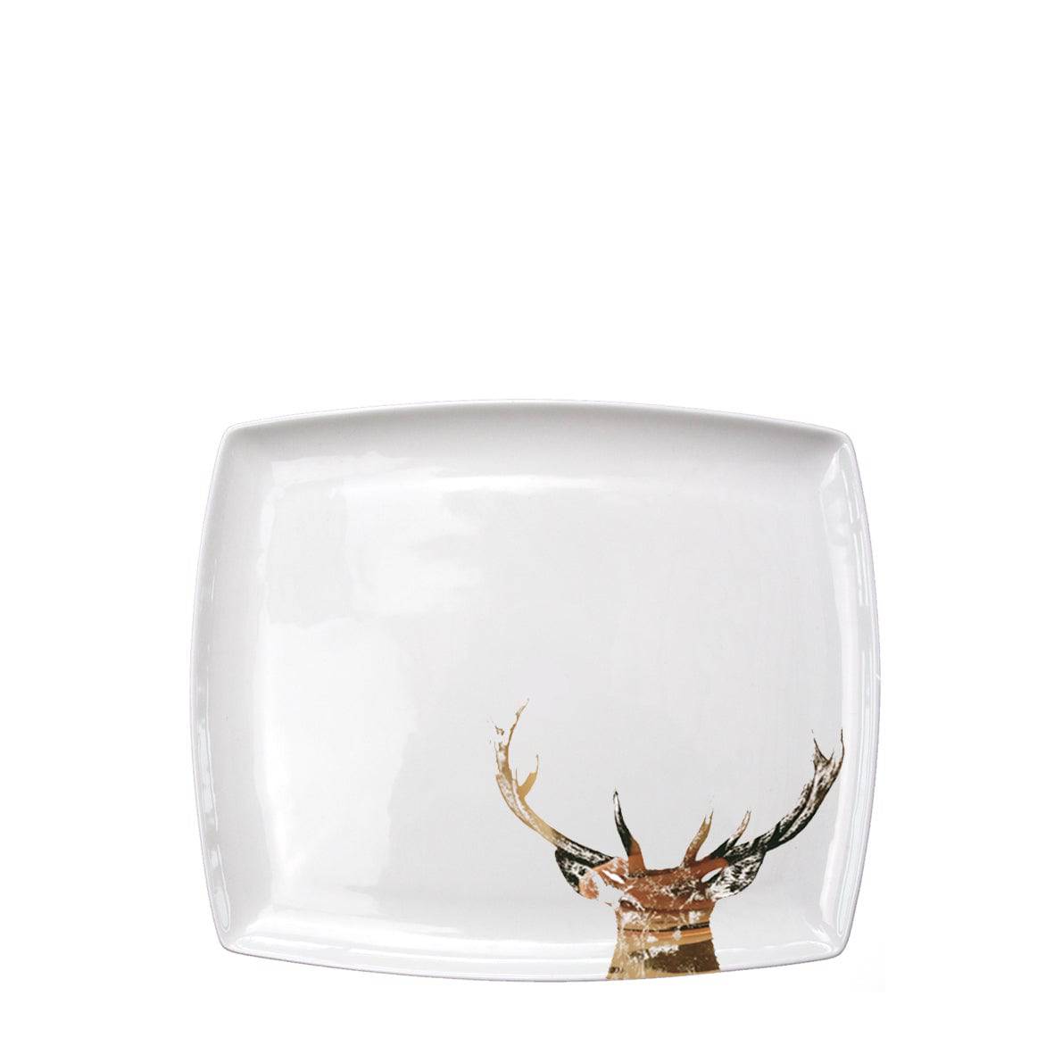 Gold Majestic Stag Platter - Small for sale - Woodcock and Cavendish