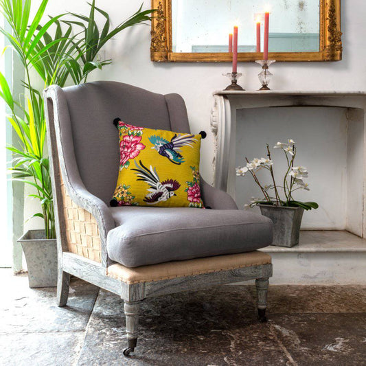 Gustavian Armchair in Grey for sale - Woodcock and Cavendish