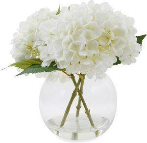 Hydrangea in Globe Vase - Small for sale - Woodcock and Cavendish