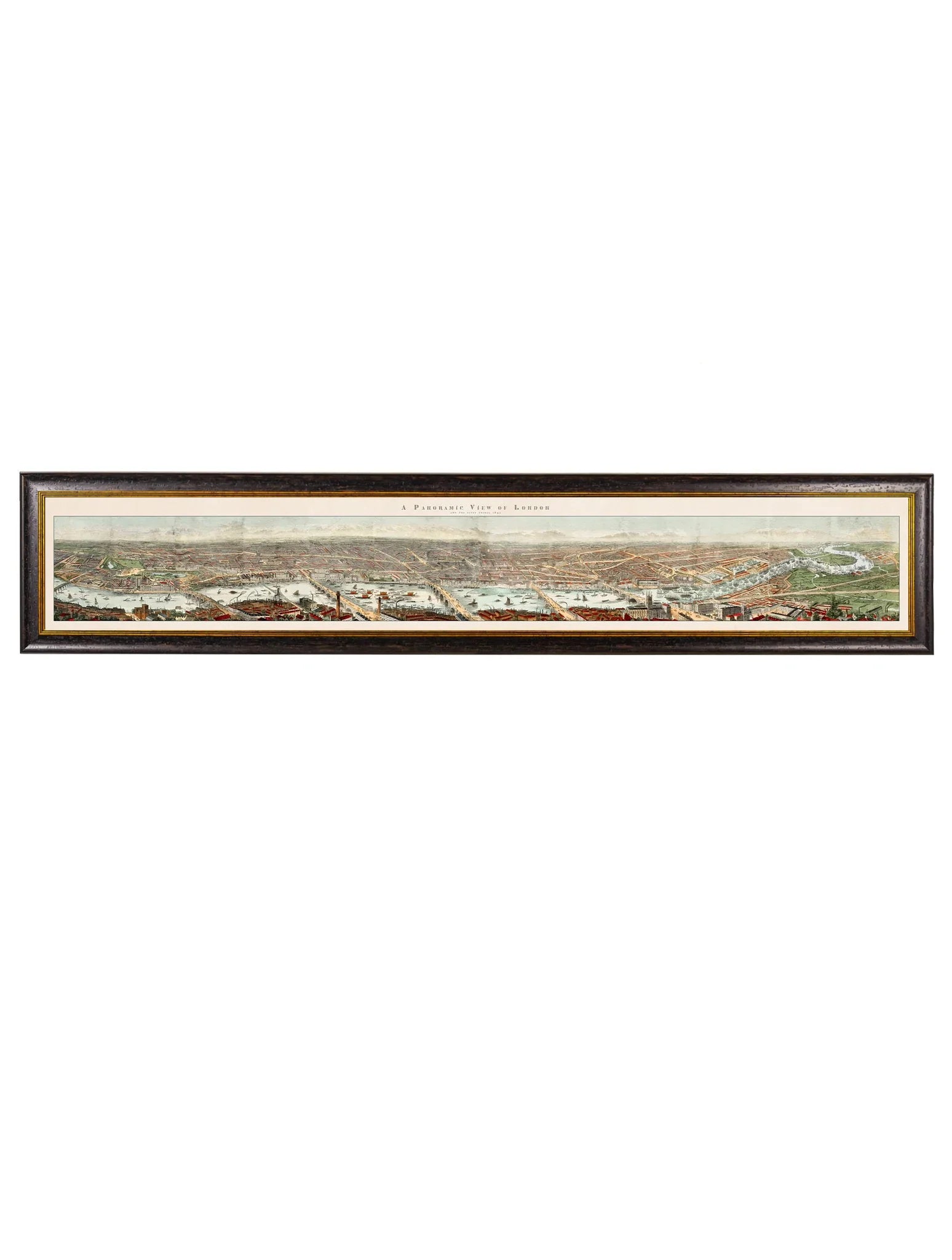 C.1845 Panoramic View of London & River Thames for sale - Woodcock and Cavendish