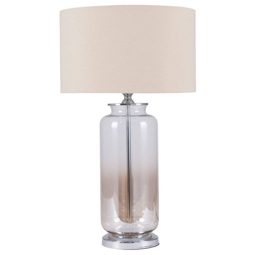 Lustre Ombre Glass Table Lamp for sale - Woodcock and Cavendish