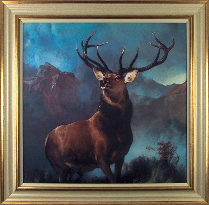 Monarch of the Glen by Edwin Landseer - Framed Print for sale - Woodcock and Cavendish