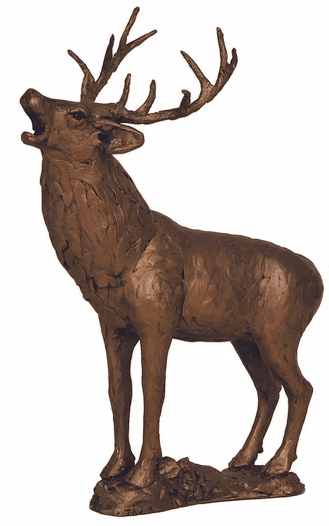 Rutting Stag Bronze Sculpture for sale - Woodcock and Cavendish