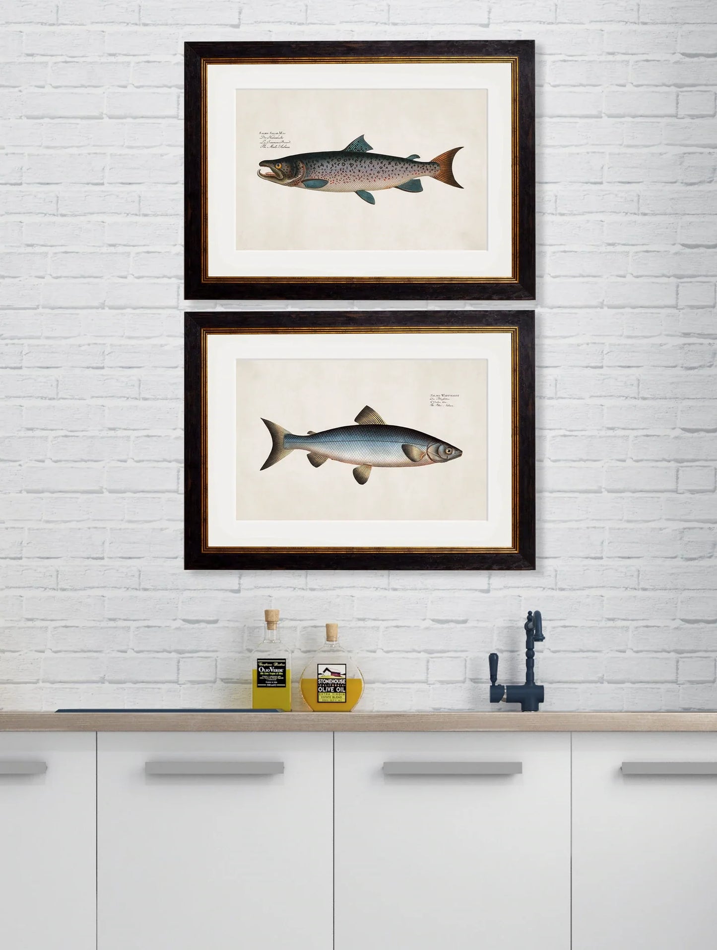 C.1785 Studies of Salmon Frames for sale - Woodcock and Cavendish