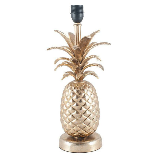 Shiny Gold Pineapple Metal Table Lamp for sale - Woodcock and Cavendish