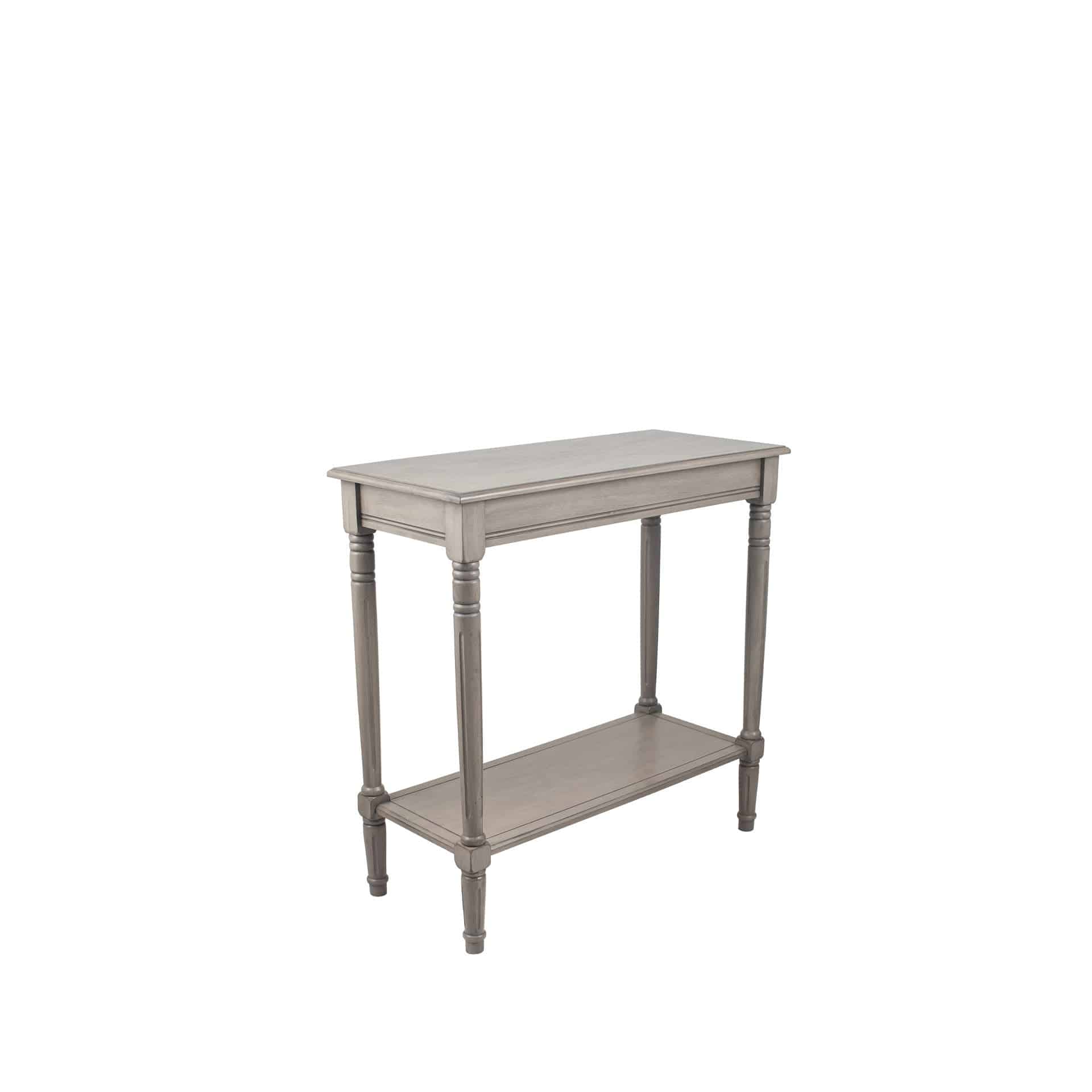 Taupe Pine Wood Rectangle Console for sale - Woodcock and Cavendish