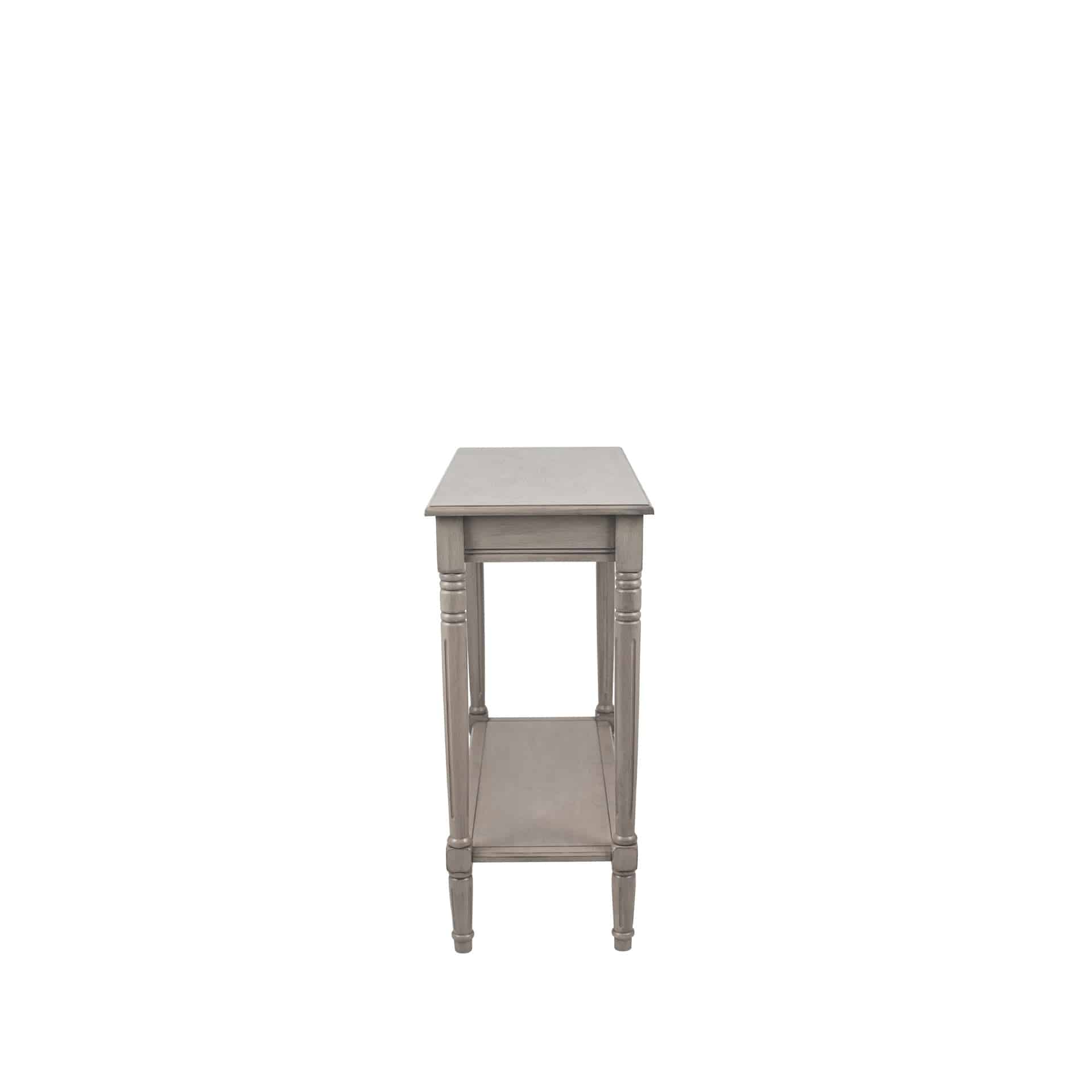 Taupe Pine Wood Rectangle Console for sale - Woodcock and Cavendish